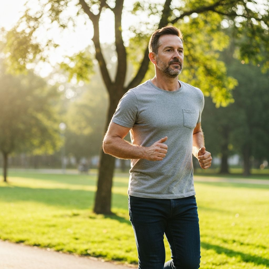 Men's active lifestyle